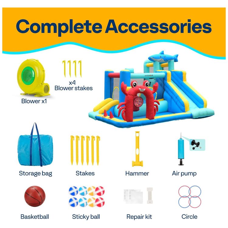 Parque-Aquatico-Inflavel--VIVOHOME-7-em-1-para-Criancas-Imagem-3