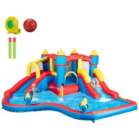 VIVOHOME-Parque-Aquatico-Inflavel-com-Piscina-Gigante-e-Imagem-0