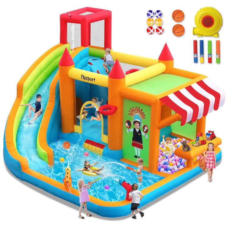 Parque-Aquatico-Inflavel-com-Toboga-Aquatico-FBSPORT-Imagem-0