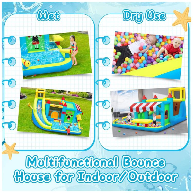 Casa-de-Pulos-Inflavel-FBSPORT-com-Escorregador-Aquatico-Imagem-3
