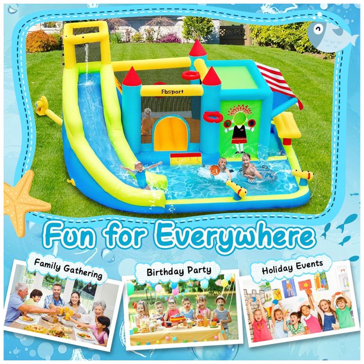 Casa-de-Pulos-Inflavel-FBSPORT-com-Escorregador-Aquatico-Imagem-5