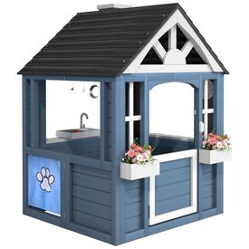Casa-de-Bonecas-Infantil-para-Quintal-em-Cedro-com-Imagem-0