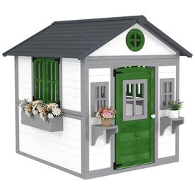 Casa-de-Bonecas-Infantil-Outsunny-Casinha-de-Madeira-c--Imagem-0