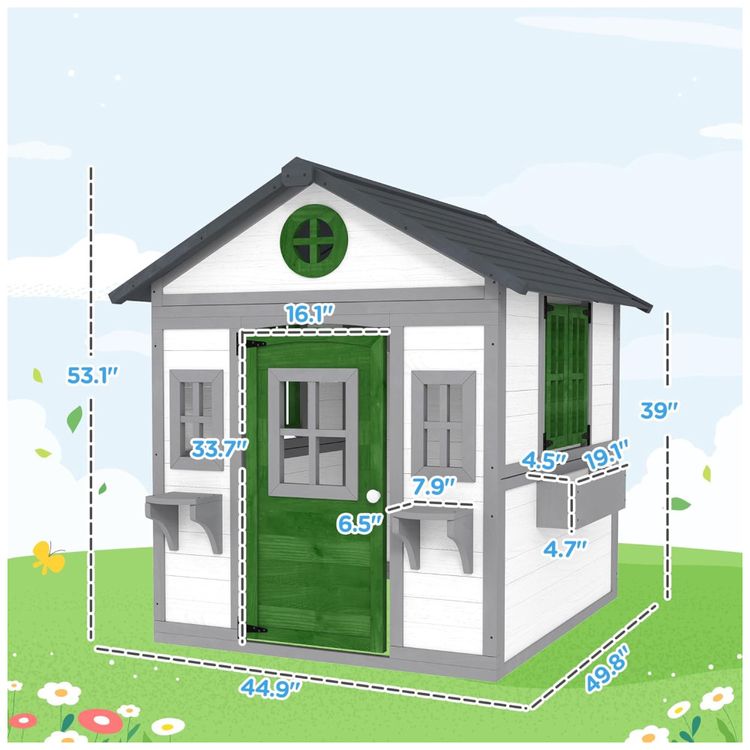 Casa-de-Bonecas-Infantil-Outsunny-Casinha-de-Madeira-c--Imagem-6