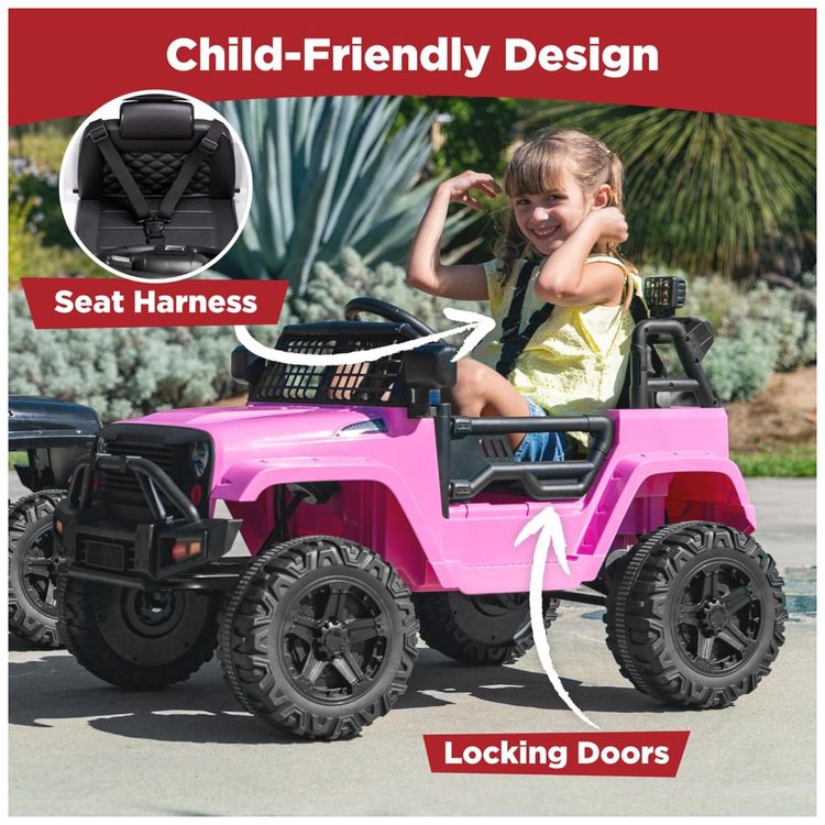 Caminhao-Eletrico-Infantil-Best-Choice-Products-12V-com-Imagem-4