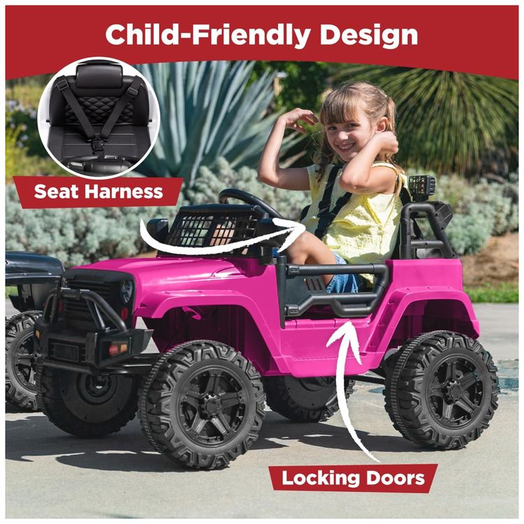 Caminhao-Eletrico-Infantil-Best-Choice-Products-12V-com-Imagem-4