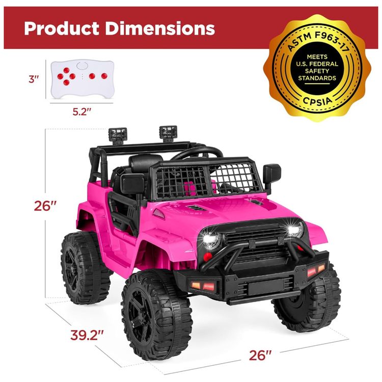 Caminhao-Eletrico-Infantil-Best-Choice-Products-12V-com-Imagem-6
