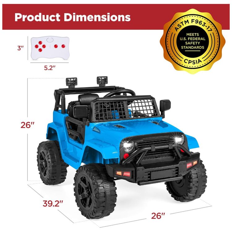 Caminhao-Infantil-Eletrico-12V-da-Best-Choice-Products-com-Imagem-6