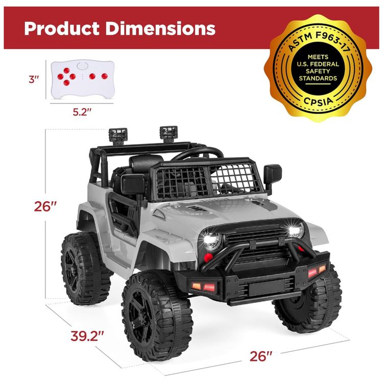 Caminhao-Infantil-Eletrico-12V-Best-Choice-Products-com-Imagem-6