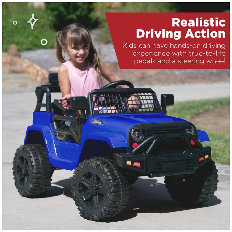 Caminhao-Eletrico-Infantil-12V-da-Best-Choice-Products-com-Imagem-1