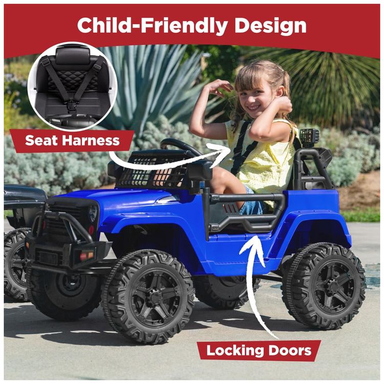 Caminhao-Eletrico-Infantil-12V-da-Best-Choice-Products-com-Imagem-4
