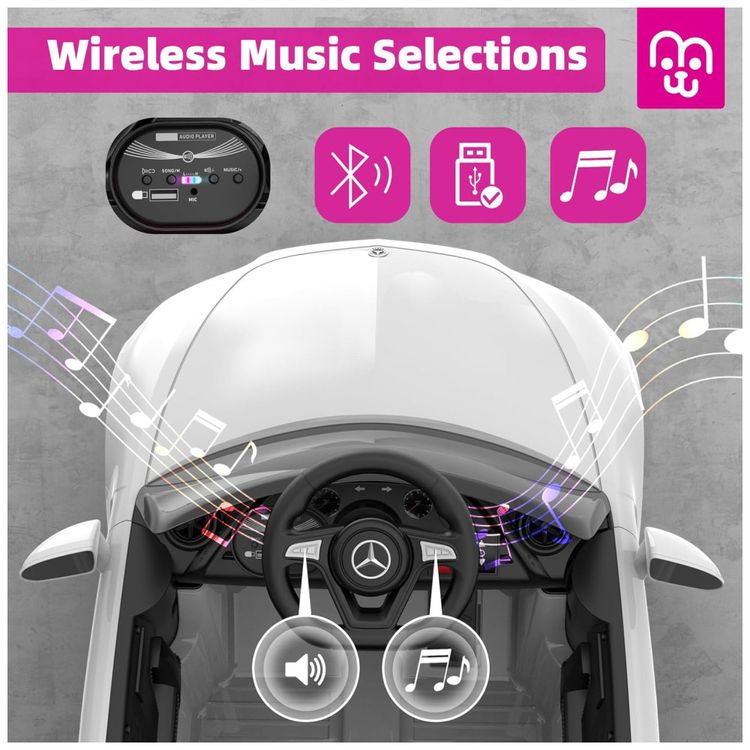 Carrinho-Eletrico-Infantil-com-Controle-Remoto-Bluetooth-Imagem-3
