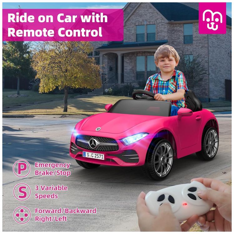 Mini-Carro-Eletrico-Infantil-com-Controle-Remoto-Imagem-1