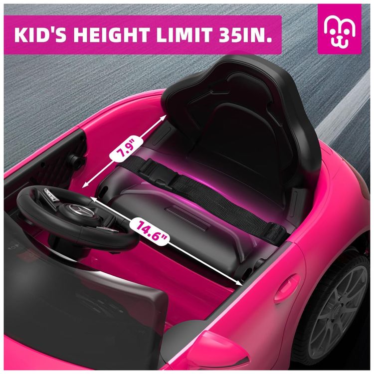 Mini-Carro-Eletrico-Infantil-com-Controle-Remoto-Imagem-6