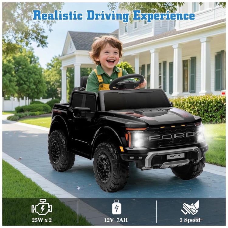 Carrinho-Eletrico-Infantil-Licenciado-Ford-F150-Raptor-12V-Imagem-5