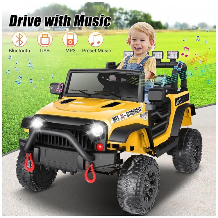 Mini-Carro-Eletrico-Infantil-Hikole-12V-Controle-Remoto-Imagem-3