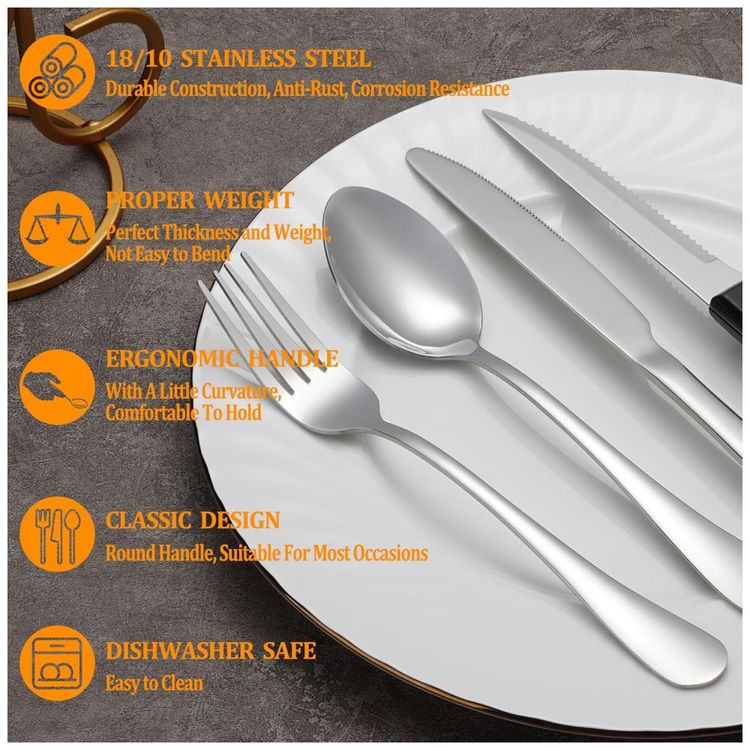 Kit-de-Talheres-de-24-Pecas-com-Facas-para-Churrasco-para-4-Imagem-2
