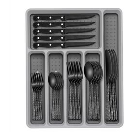 Kit-de-Talheres-Preto-de-49-Pecas-em-Aco-Inox-Organizador-Imagem-0