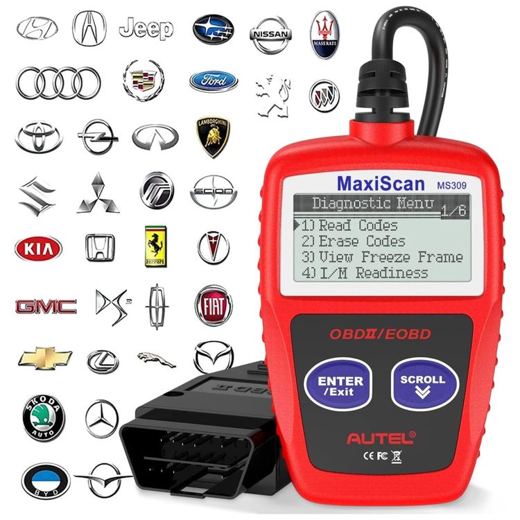 Autel-OBD2-Scanner-MS309--Leitor-de-Codigos-de-Falha-para-Imagem-0