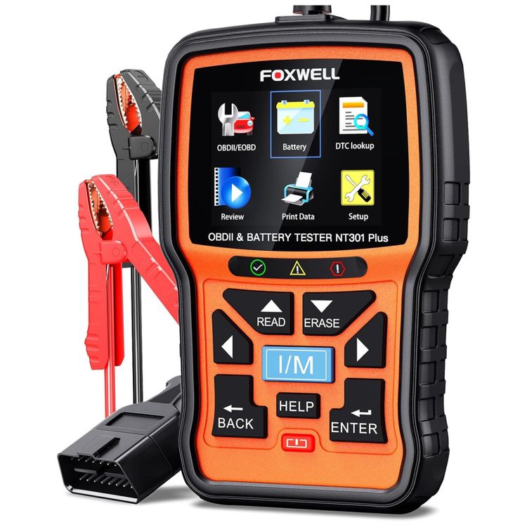 FOXWELL-NT301-Plus--Scanner-OBD2-e-Testador-de-Bateria-2-em-Imagem-0
