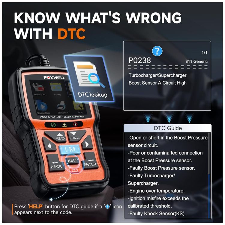 FOXWELL-NT301-Plus--Scanner-OBD2-e-Testador-de-Bateria-2-em-Imagem-7