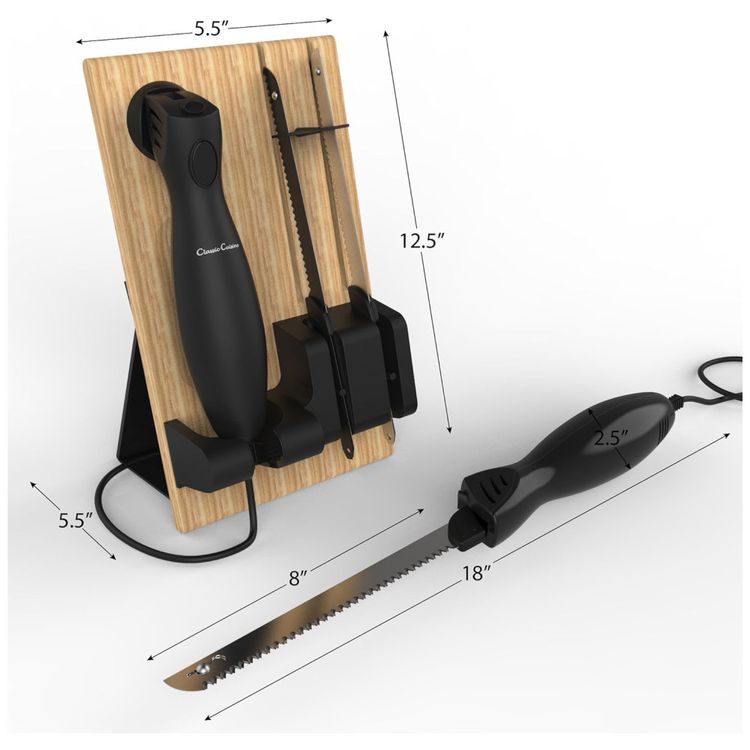 Kit-de-Facas-Eletricas-com-2-Laminas-de-Aco-Inoxidavel-Imagem-2