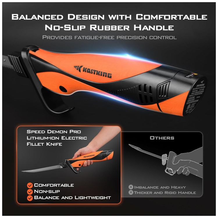 Faca-Eletrica-Recarregavel-sem-Fio-KastKing-Speed-Demon-Pro-Imagem-1