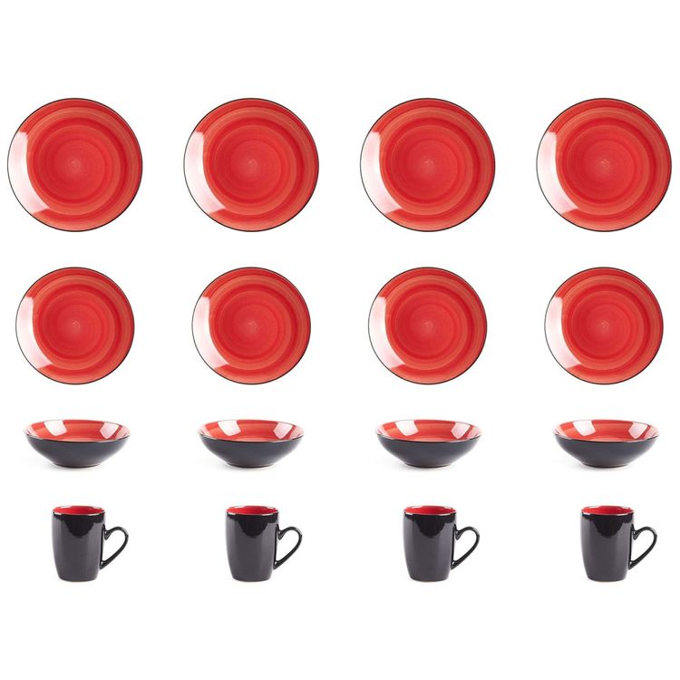 Aparelho-de-Jantar-de-16-Pecas-Stoneware-Sonoma-Vermelho-Imagem-2