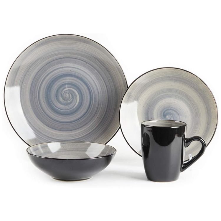 Aparelho-de-Jantar-Stoneware-Sonoma-16-pecas-Preto-com-Imagem-4