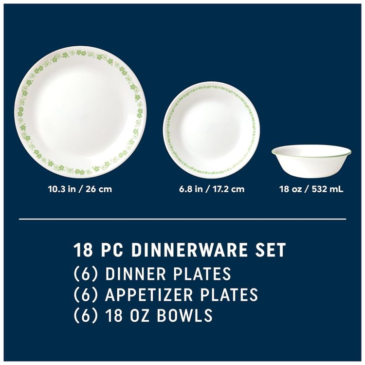 Jogo-de-Jantar-em-Vidro-Corelle-Vitrelle-18-Pecas-para-6-Imagem-1