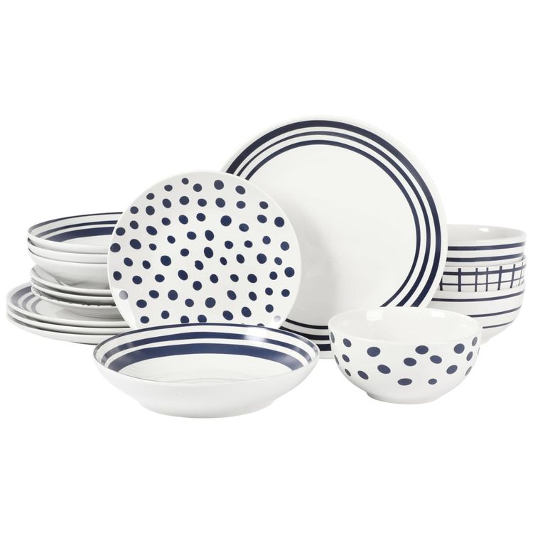 Aparelho-de-Jantar-de-Porcelana-Branca-e-Azul-Gibson-Home-Imagem-0