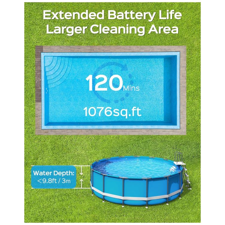 Robo-Aspirador-de-Piscina-Sem-Fio-Duracao-de-120-Min-Imagem-4