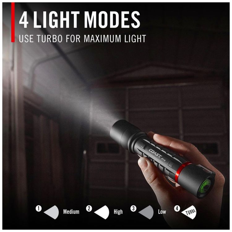Lanterna-LED-COAST-XP11R-Recarregavel-Dual-Power-3000-Imagem-2