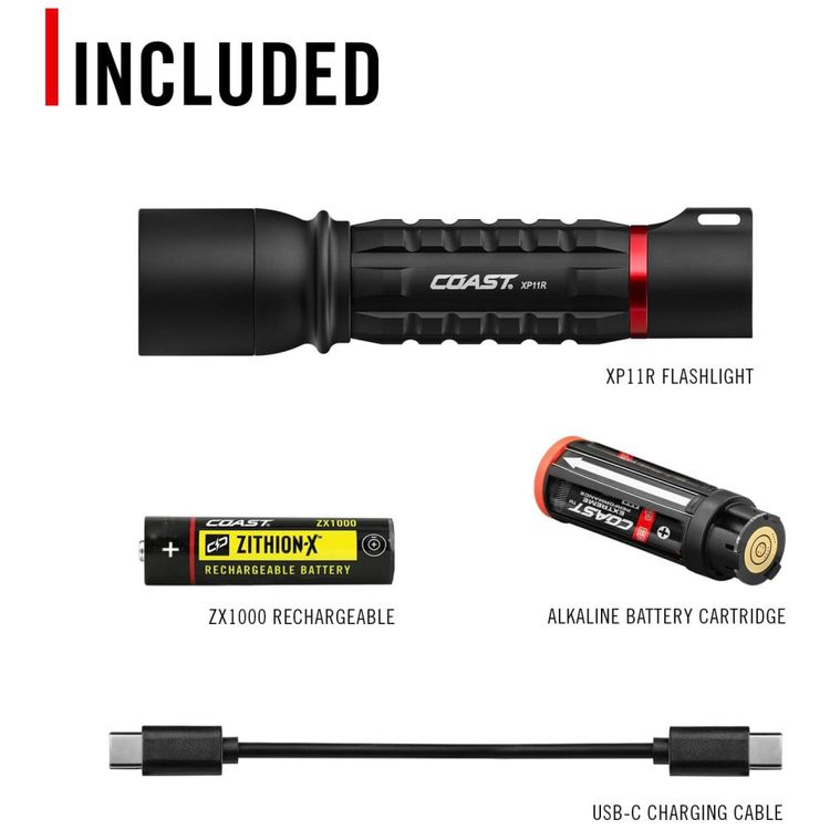 Lanterna-LED-COAST-XP11R-Recarregavel-Dual-Power-3000-Imagem-8