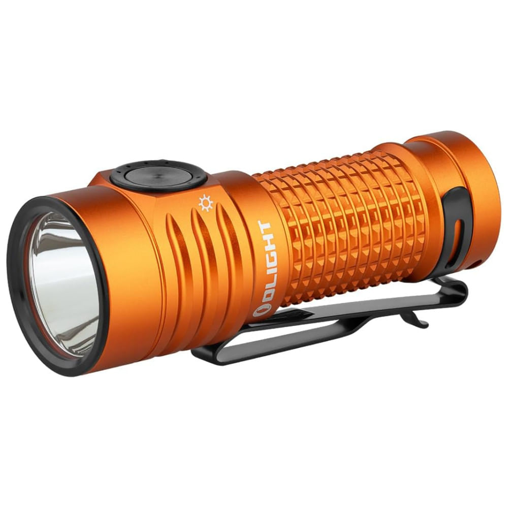 Lanterna Recarregável OLIGHT BatonTurbo EDC 1000 Lumens, Compacta e Brilhante com Alcance de 510 Metros, Ideal para Busca, Resgate e Emergências