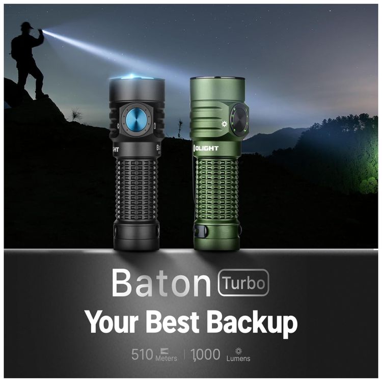 Lanterna-de-Bolso-Recarregavel-OLIGHT-BatonTurbo-EDC-1000-Imagem-1