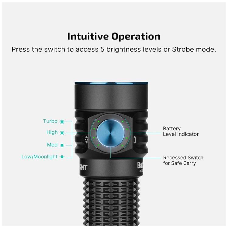 Lanterna-de-Bolso-Recarregavel-OLIGHT-BatonTurbo-EDC-1000-Imagem-5