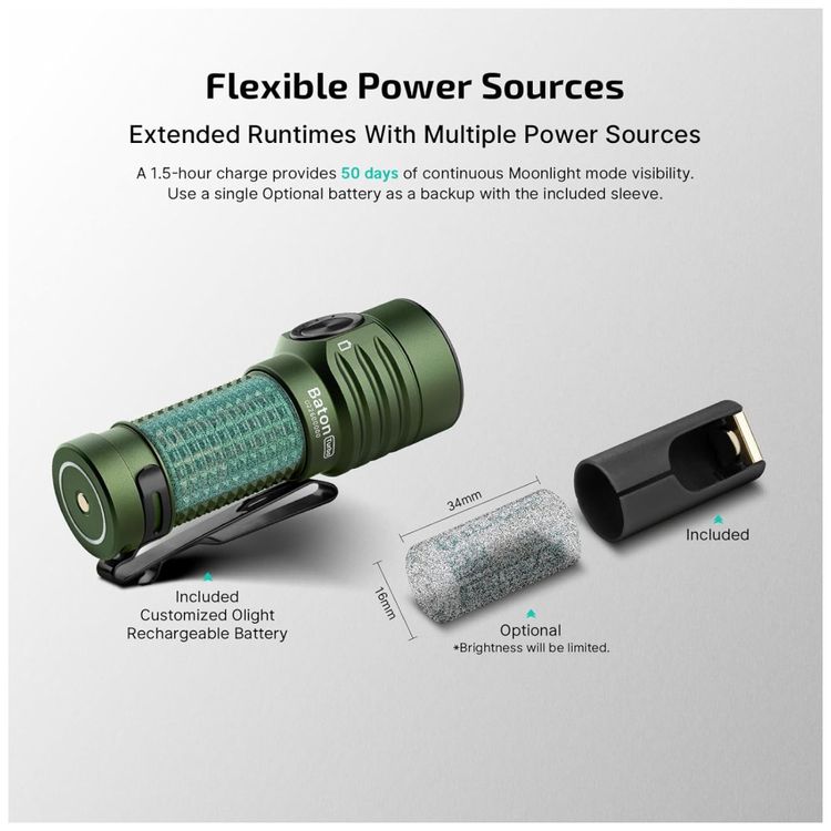Lanterna-de-Mao-Recarregavel-OLIGHT-Baton-Turbo-EDC-1000-Imagem-3