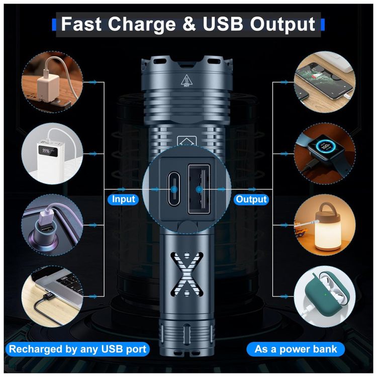 Lanterna-LED-Recarregavel-Gehavin-5200-Lumens---Super-Imagem-4