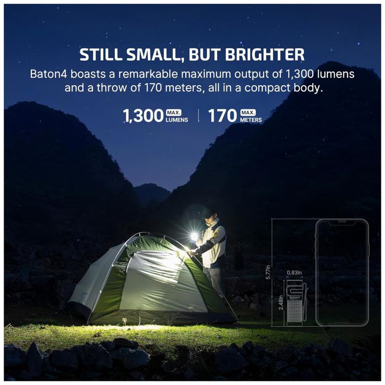 Lanterna-OLIGHT-Baton4-Edicao-Premium---Potencia-de-1300-Imagem-1