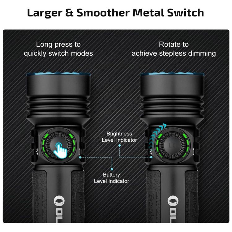 LANTERNA-OLIGHT-Seeker-4-Pro-Recarregavel-4600-Lumens-de-Imagem-4