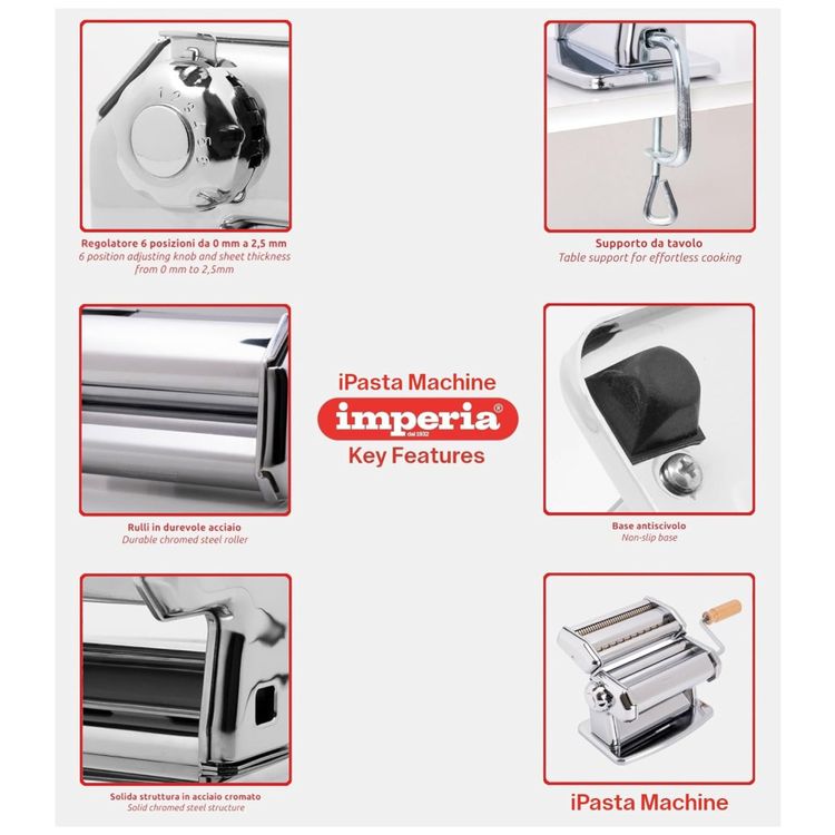 Maquina-de-Fazer-Massas-Imperia-100--Fabricada-na-Italia-Imagem-4