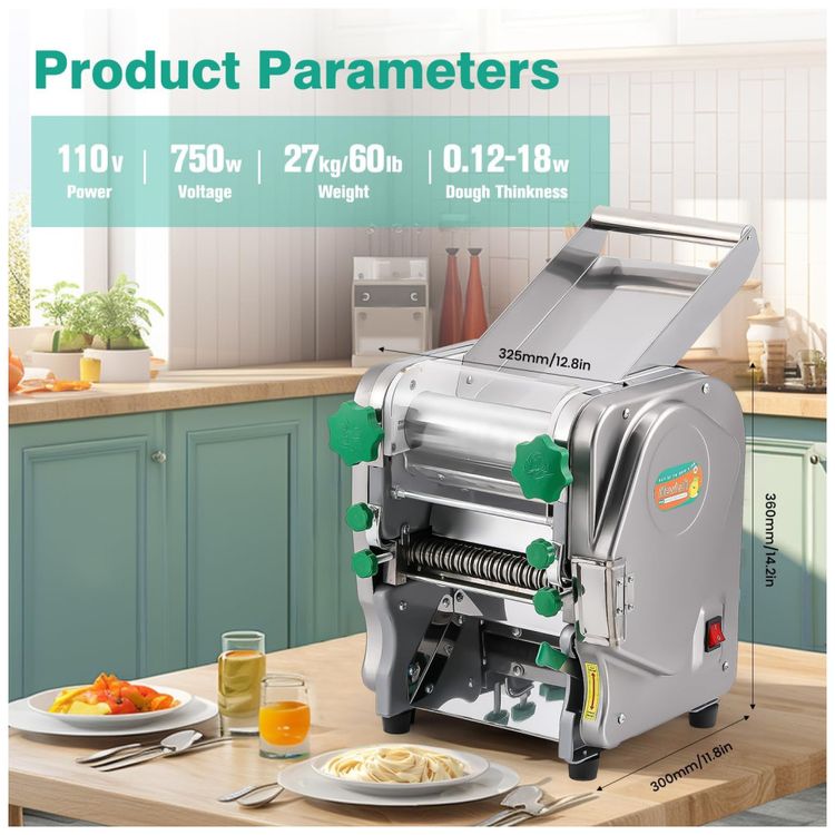 Maquina-de-Macarrao-Eletrica-Comercial-Newhai-2-em-1-Imagem-1