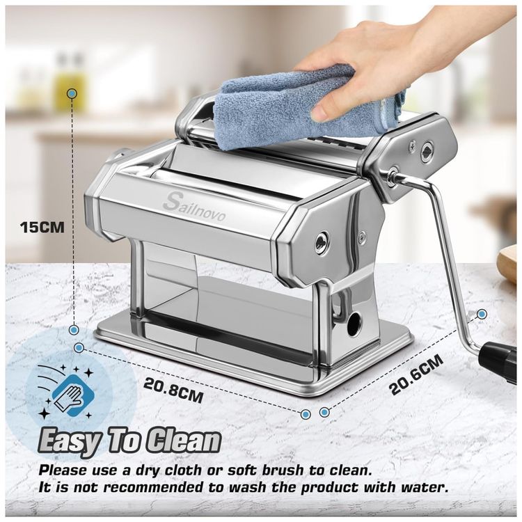 Maquina-de-Fazer-Massas-Sailnovo-180-Roller-Pasta-Maker-9-Imagem-6