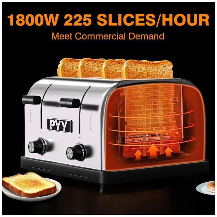Torradeira-PYY-Comercial-4-Fatias-225-Fatias-por-Hora-1800W-Imagem-1