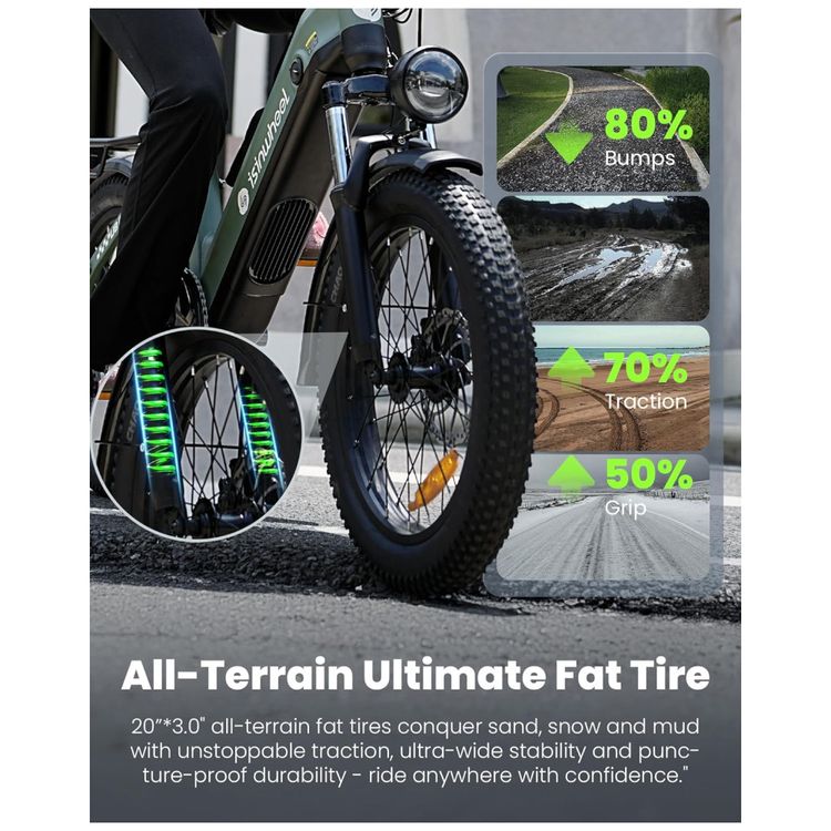 Bicicleta-Eletrica-isinwheel-U8-para-Adultos-Motor-de-Pico-Imagem-3