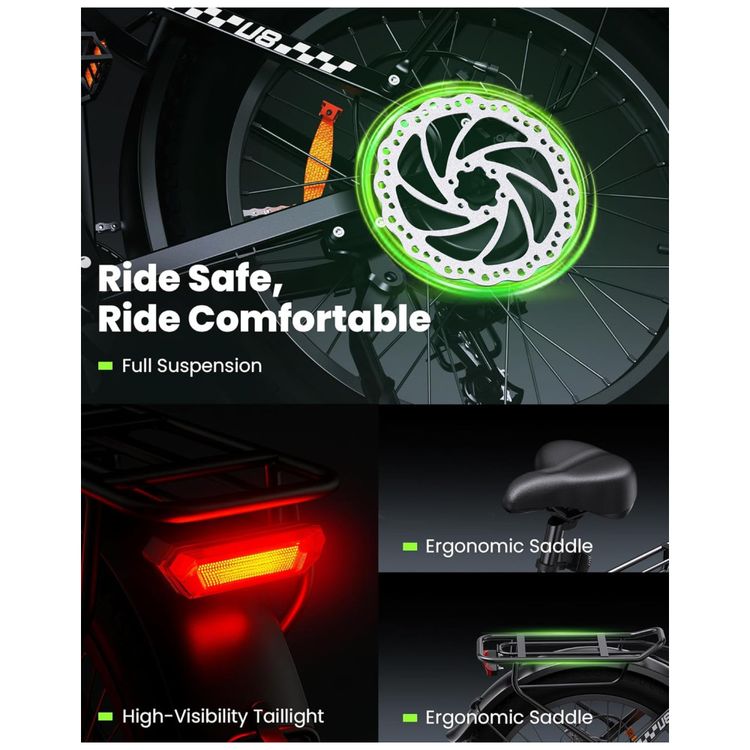 Bicicleta-Eletrica-isinwheel-U8-para-Adultos-Motor-de-Pico-Imagem-5
