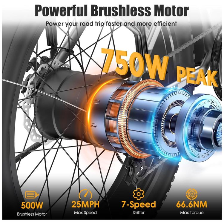 Bicicleta-Eletrica-para-Adultos--Peak-1000W-Ebike-25MPH-60-Imagem-1