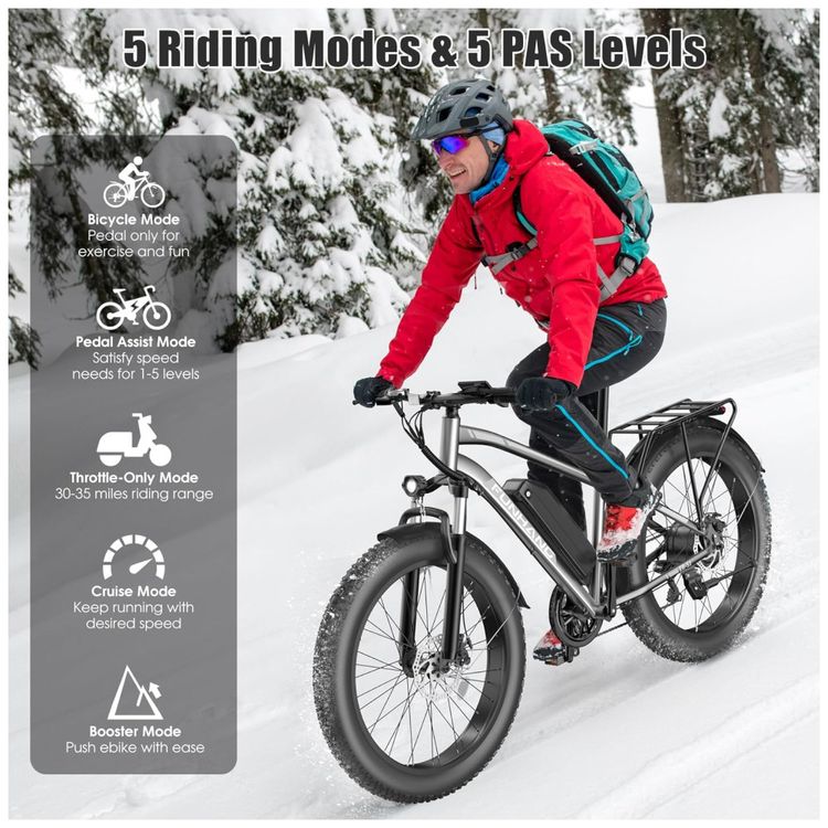 Bicicleta-Eletrica-para-Adultos--Peak-1000W-Ebike-25MPH-60-Imagem-5
