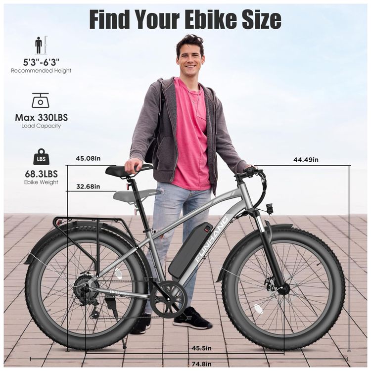 Bicicleta-Eletrica-para-Adultos--Peak-1000W-Ebike-25MPH-60-Imagem-6